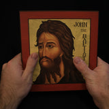 John the Baptist (ICON)  8" x 7.25"