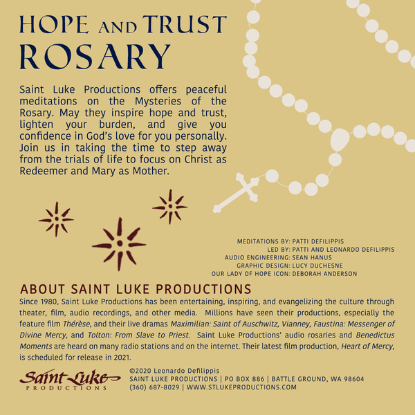 Hope and Trust Rosary Audio CD – Saint Luke Productions Store