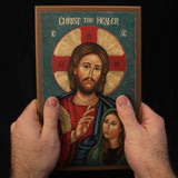Christ the Healer (ICON)  10.25" x 6.25"
